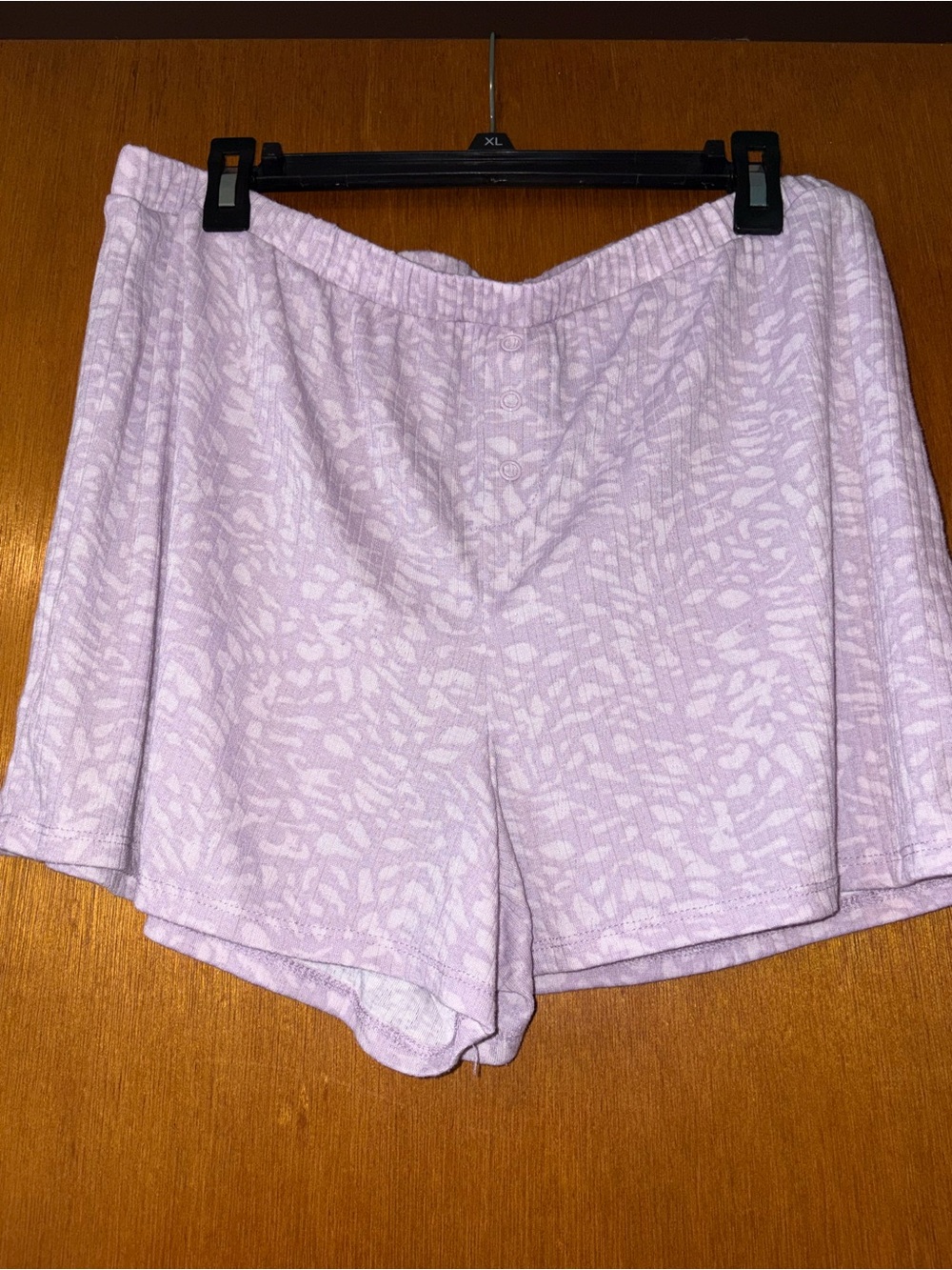 Women's Lavender Sleep Tank & Shorts Set XL - Picture 4 of 8